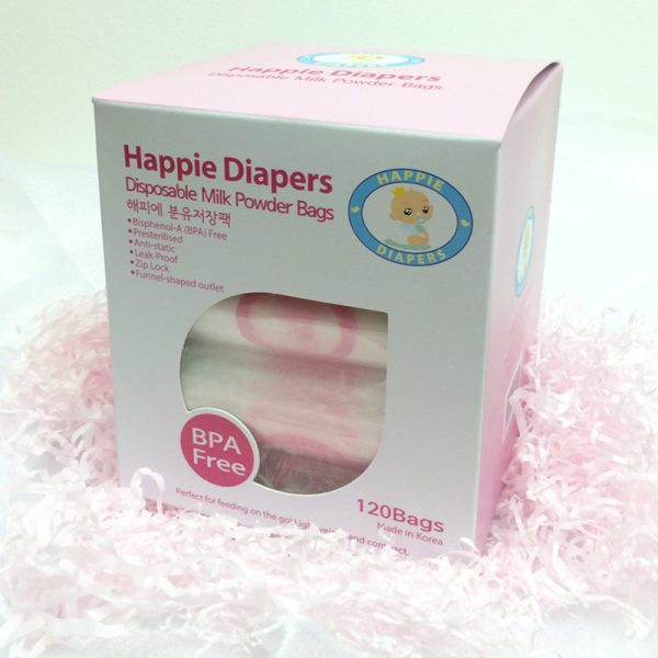 Happie Diapers Milk Powder Storage Bags (120 pcs) - Happie Diapers