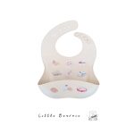 LittLittle Bearnie Silicone Bib - SG Local Foodies | Little Bearniele-Bearnie-Silicone-Bib---SG-Local-Foodies-Latte