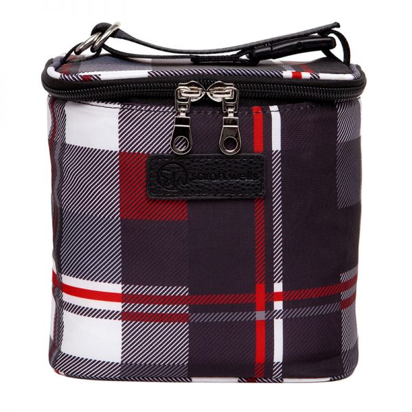 Sarah Wells Cold Gold Cooler Bag + Ice Pack (Tartan) (1)