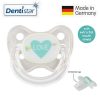 Dentistar Tooth-friendly Flat Pacifier (6-14 months) size 2 with protective cap - Love (1)