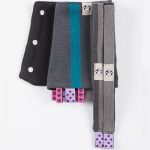 Drool Pads & Reach Straps Set, (60� cotton, 40� polyester) - SMOKY - IRIS 5 (6)