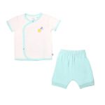 Happy Go Hatchling Bamboo Front Snap Baby Short Sleeve Set (2)
