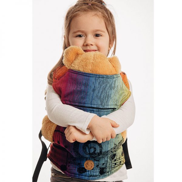 LennyLamb Doll Carrier - Symphony Rainbow Dark3.0