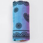 LennyLamb Muslin Square 70x70cm - RAINBOW LACE DARK (3)