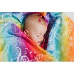 LennyLamb Muslin Square 70x70cm - SYMPHONY RAINBOW LIGHT (2)