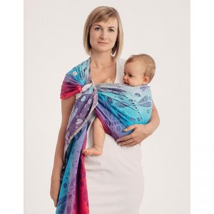 LennyLamb Ring Sling - Dragonfly - Farewell to the Sun (Jacquard Weave 100% Cotton) (5)