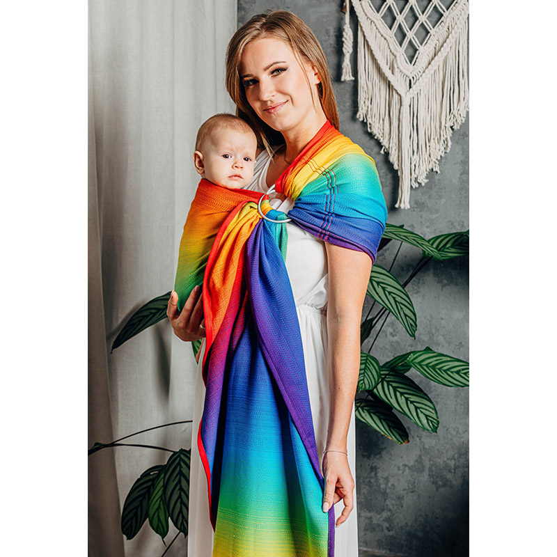 Gathered shoulder best sale ring sling