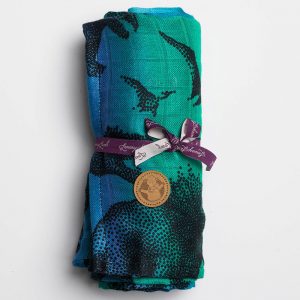 LennyLamb Swaddle Blanket 120x120cm - JURASSIC PARK (3)