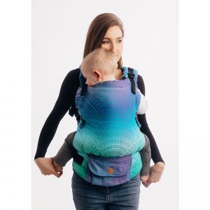LennyUpGrade Carrier - Peacock's Tail - Fantasy (Jacquard Weave 100% Cotton) (2)