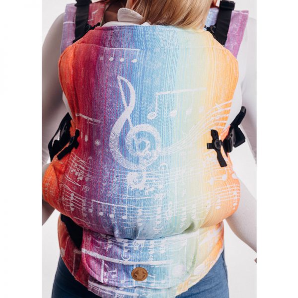 LennyUpGrade Carrier - Symphony Rainbow Light (Jacquard Weave 100% Cotton) (2)