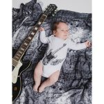 Lennylamb Swaddle Blanket 120x120cm - Symphony Black & White (1)