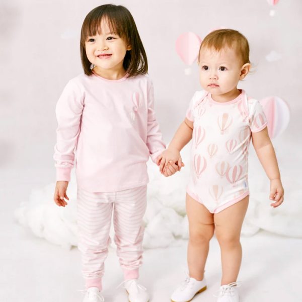 Love From Above 3pc Baby Romper Bundle Set (Pink) (4)