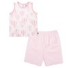 Love From Above Hot Air Balloon Toddler Sleeveless Set (Pink) (1)