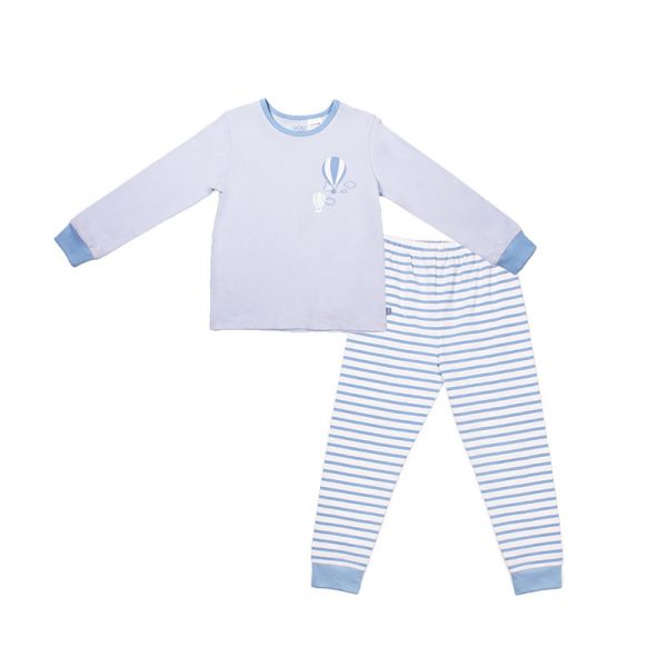 OETEO Love From Above Long Sleeve Toddler Jammies (Striped) (2)