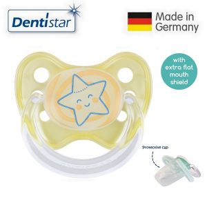 Size 2 Flat Night Pacifier (1) - Dentistar - Oceanokids