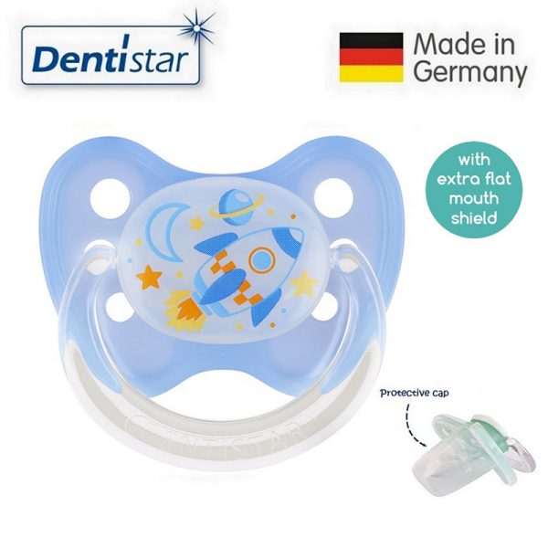 Size 2 Flat Night Pacifier (3) - Dentistar - Oceanokids