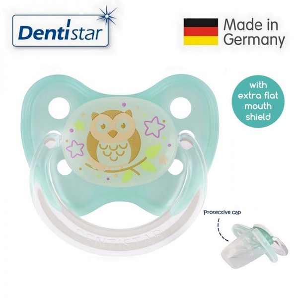 Size 3 Flat Night Pacifier (1) - Dentistar - Oceanokids