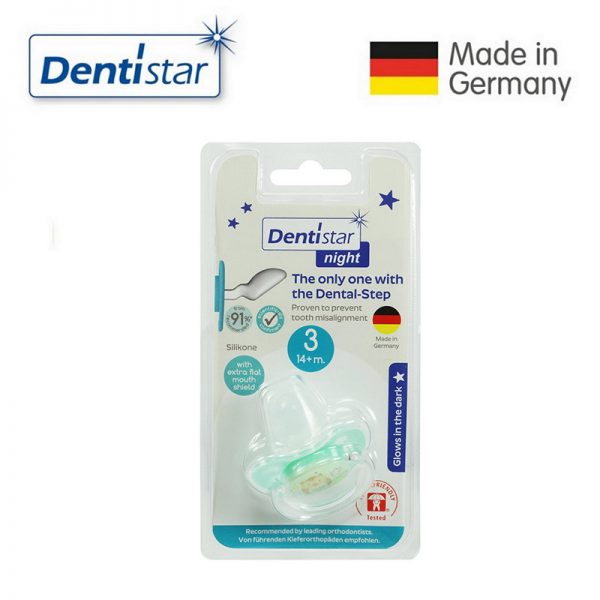 Size 3 Flat Night Pacifier (2) - Dentistar - Oceanokids