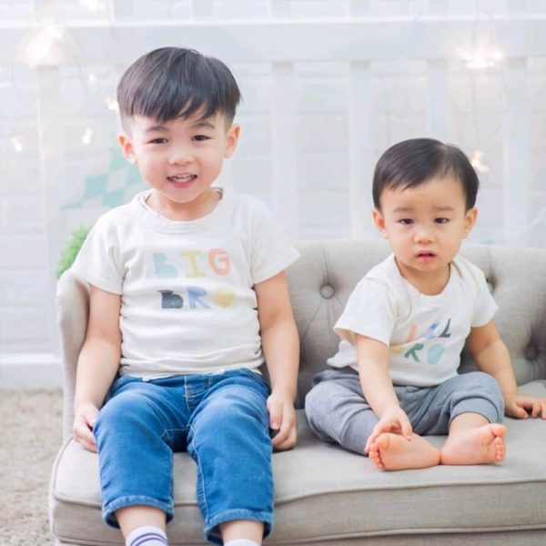 BIG BRO ORGANIC TEE (3) - Baby Bunnies