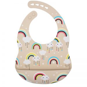 Silicone Bib - Rainbow - Cookie Dealer