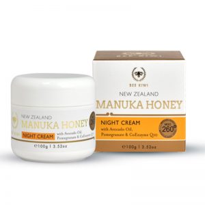 Manuka Honey Night Cream (Avocado Oil, Pomegranate & CoEnzyme Q10)