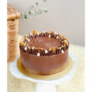 Orange Milk Chocolate Fudge (3) - Creme Maison Bakery