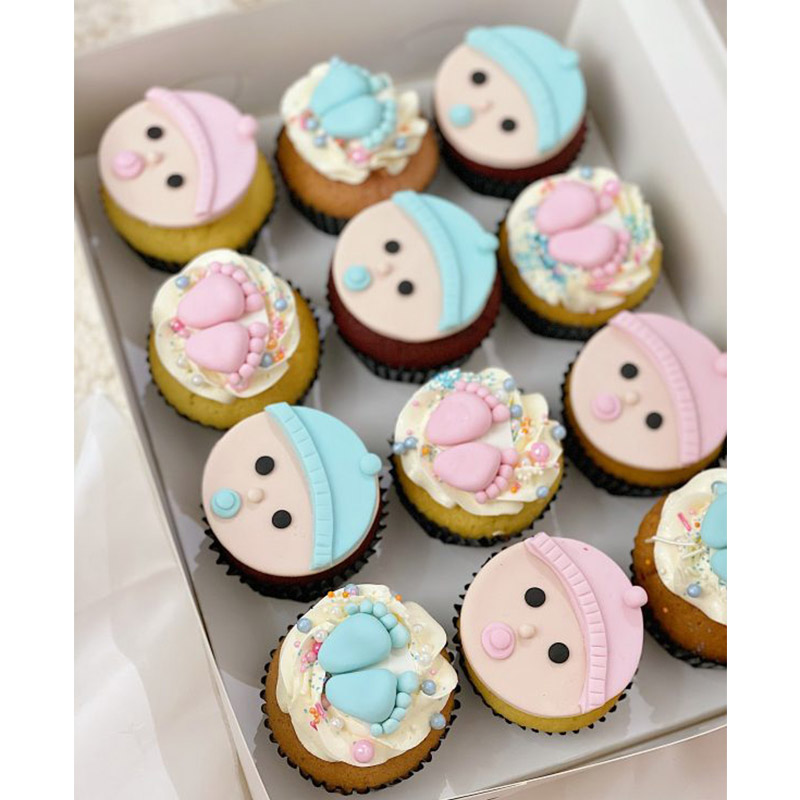 Gender Reveal Cupcakes - Classy Girl Cupcakes