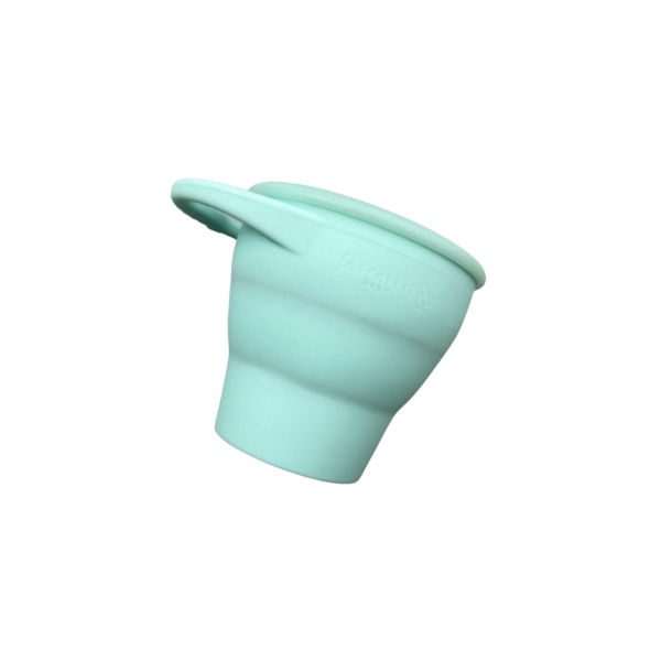 Collapsible Snack Cup Mint- Fat Rabbit Baby