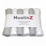 MuslinZ 6pk Muslin Squares 70x70cm – Patterned (Woodland) (1)