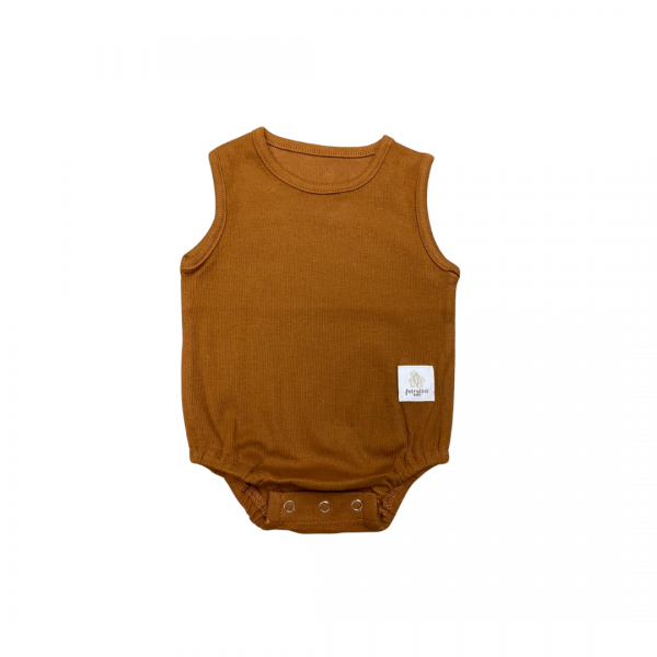 Olie Romper Brown