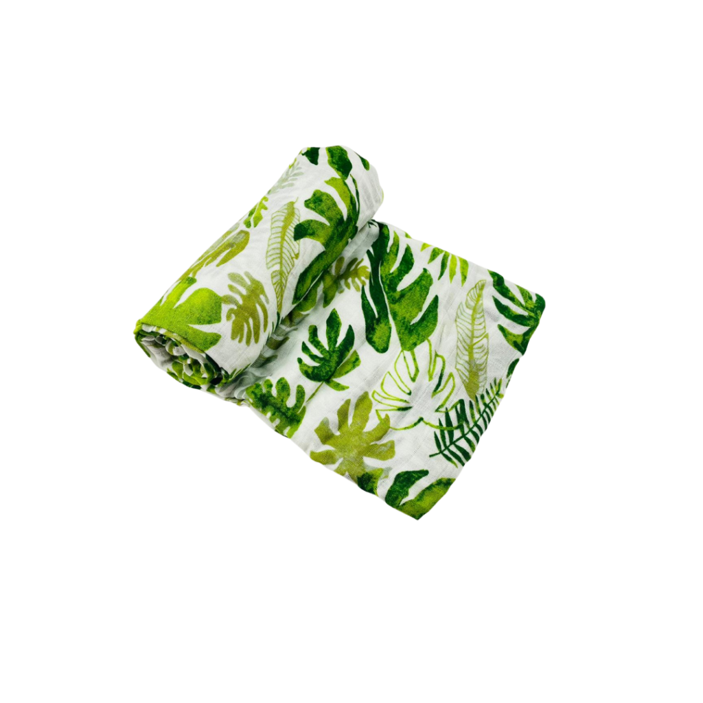 Swaddle (Leaves) | Fat Rabbit Baby - Blissful Baby | One-stop Online ...