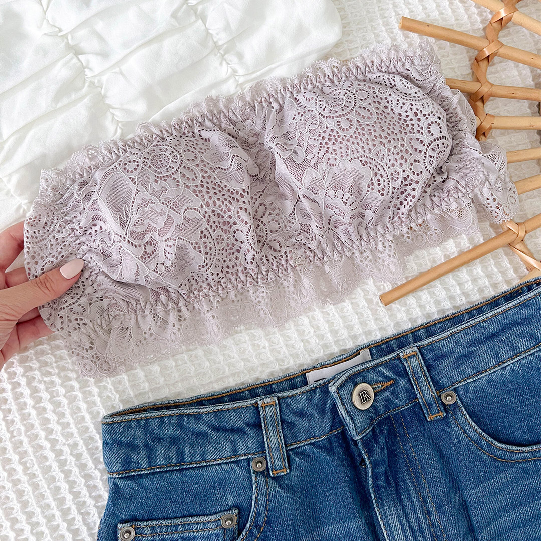 Lace Bralette - Lavender